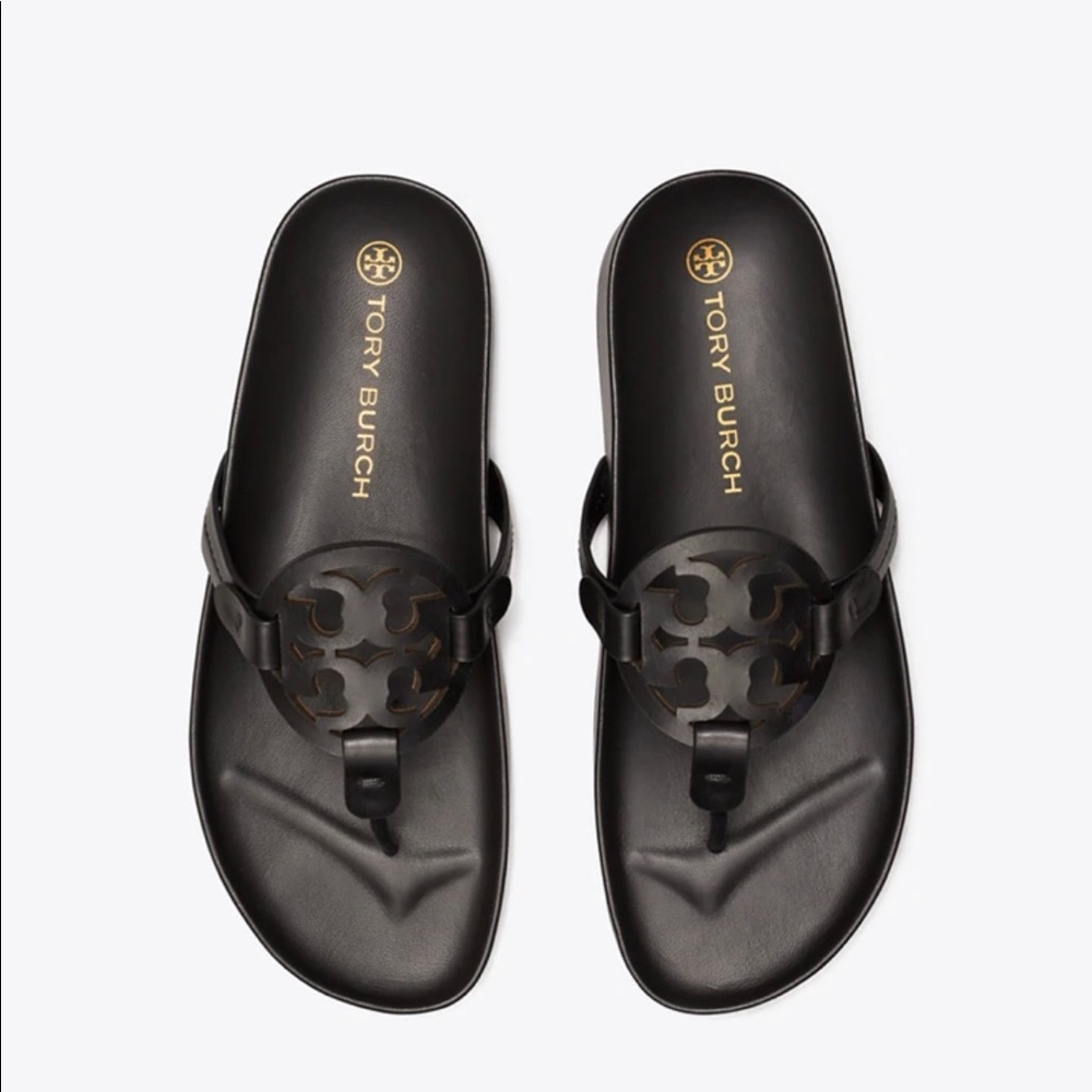 Tory Burch Miller Cloud sandals Black size 7.5